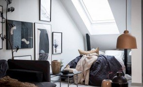 Preto Branco Decoração Detalhes Marrom