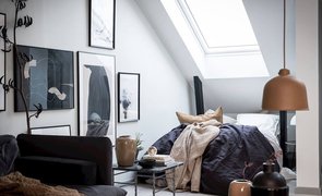 Preto Branco Decoração Detalhes Marrom