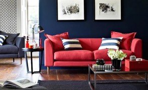 Sofá Vermelho Decoração