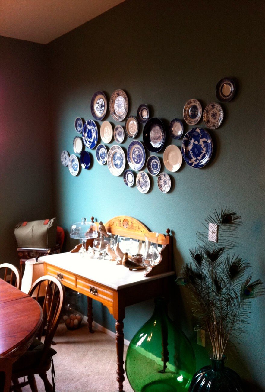 Pratos na Decoração