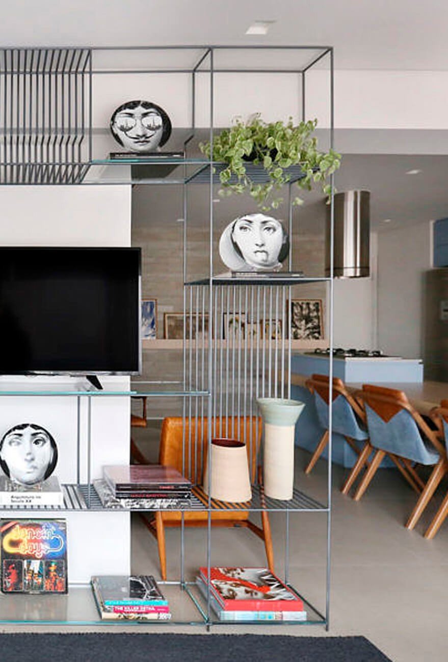 Pratos Decorativos no Rack