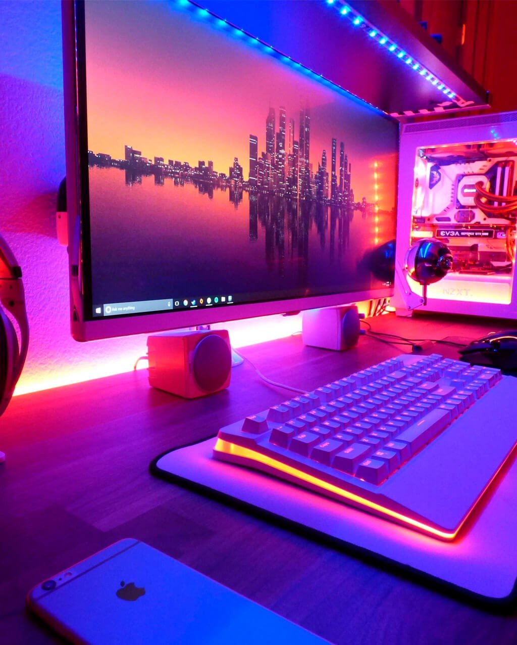 Set Up Gamer Fita LED