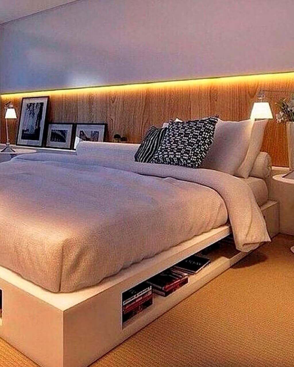 Detalhe Fita LED Cabeceira Quarto
