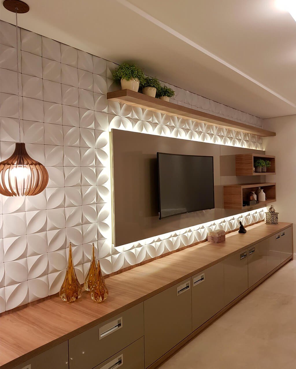 Fita LED Branca Rack Sala