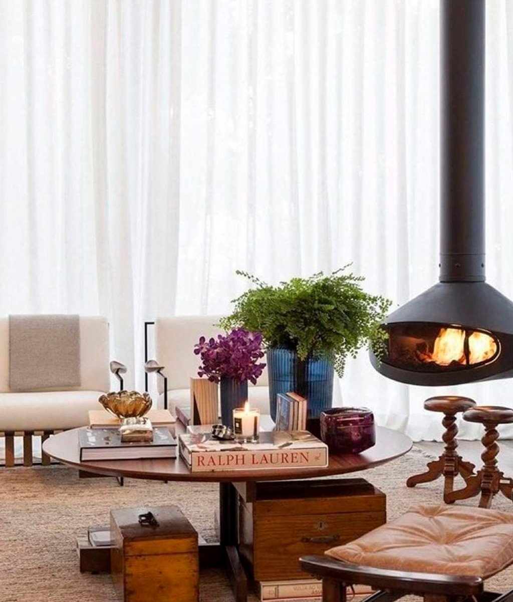 Lareira Lenha Decoração