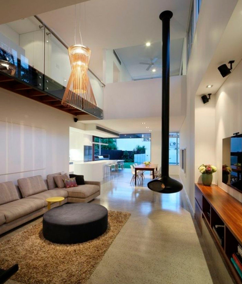 Lareira Sofisticada Decoração Moderna
