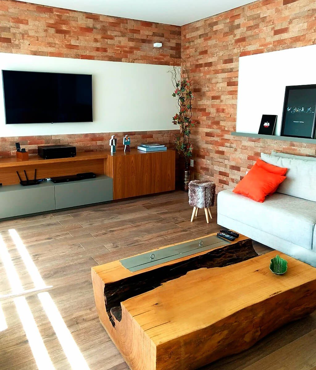 Mesa Centro Lareira Ecológica