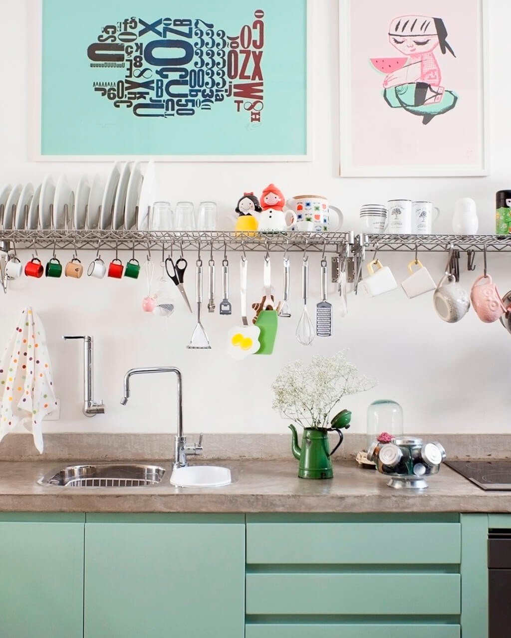 Cozinha Decorada Elegante