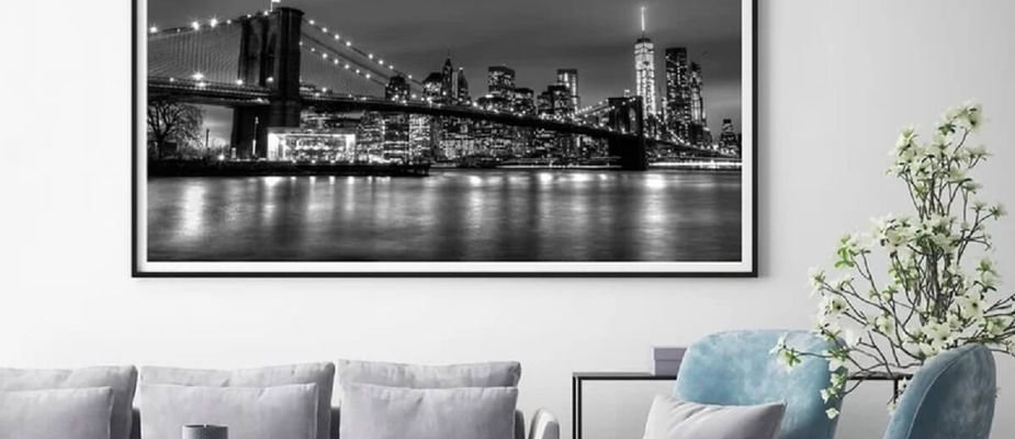Quadro Grande na decoração: Dicas de como usar + 5 modelos lindos