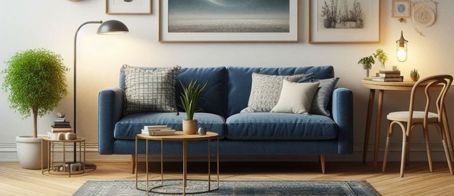 Decoração com Sofá Azul Marinho na Sala: Dicas Passo a Passo!