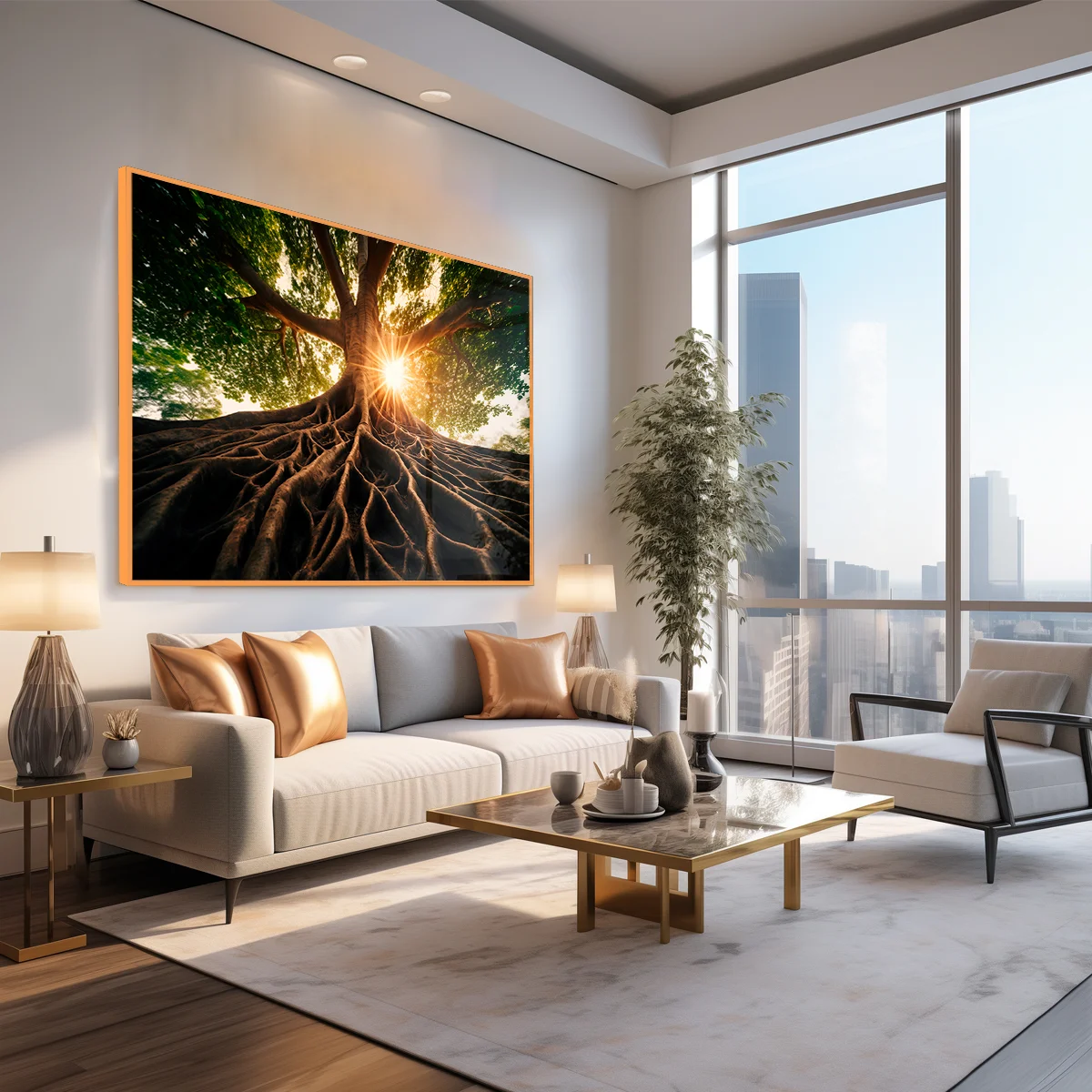 Quadro Decorativo Raízes da Vida